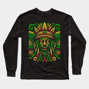 Rasta Tribal Long Sleeve T-Shirt